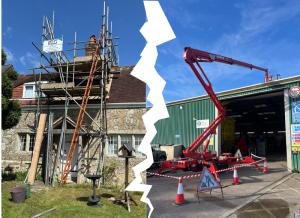 Cherry picker vs Scaffolding