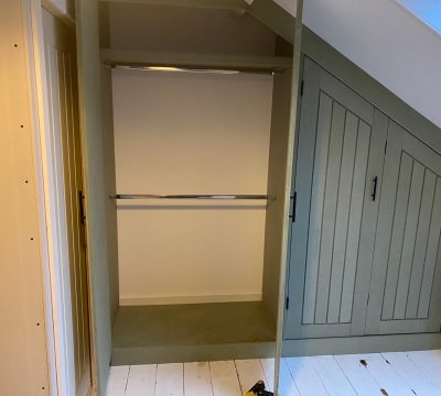 Carpentry Internal bespoke wardrobe